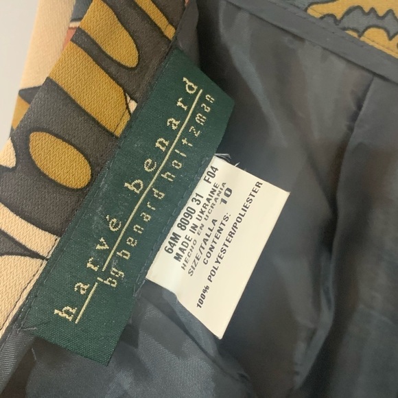 LAST ONE AVAILABLE!! - Womens Harve Bernard Floral Nude Toned Skirt Size 10 - Picture 4 of 10